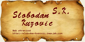 Slobodan Kuzović vizit kartica
